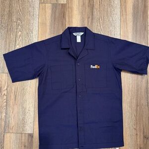 FedEx Navy Blue Work Shirt
